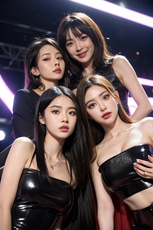 um grupo de kpop com 5 garotos