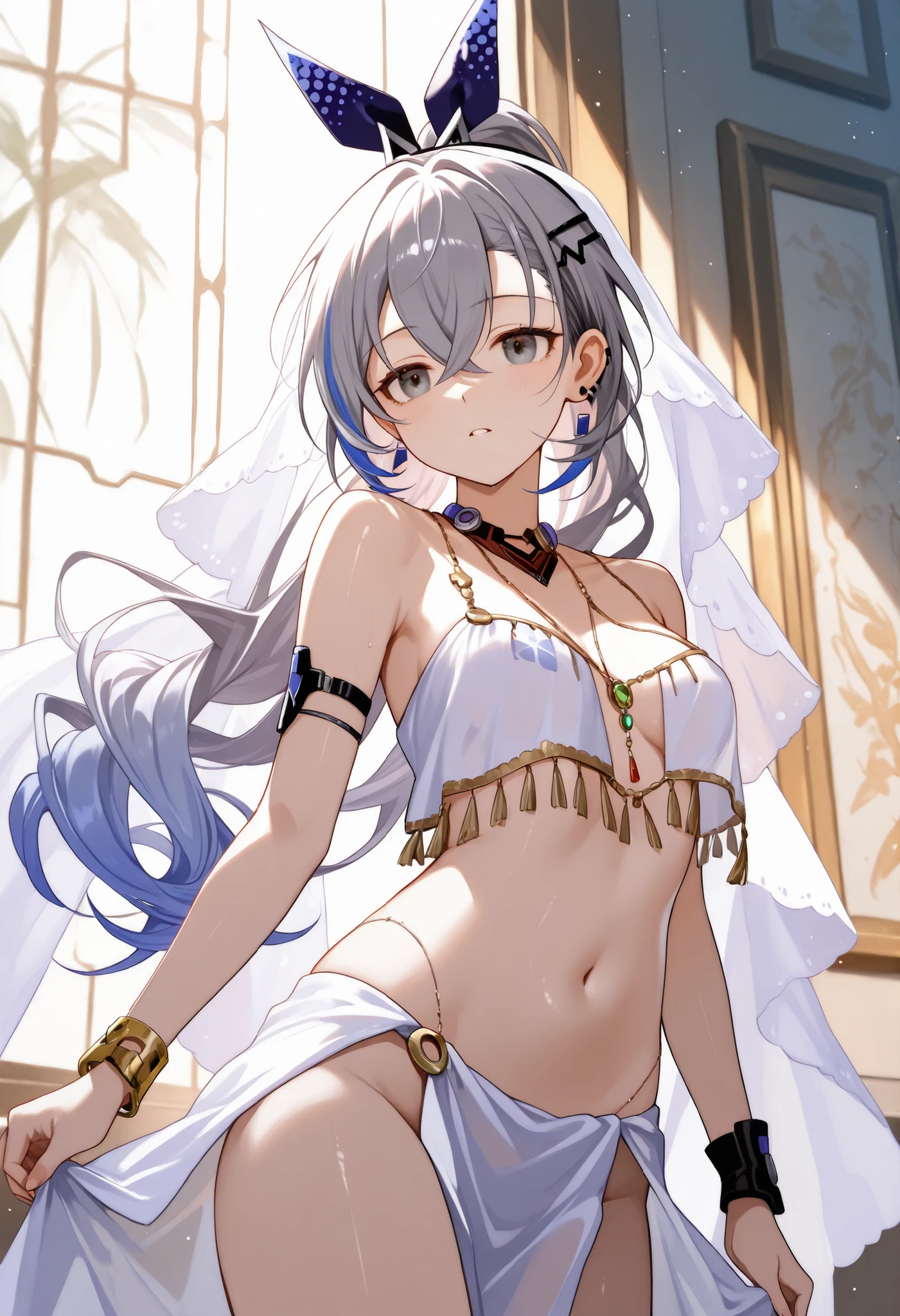 score_9,score_8_above,score_7_above,score_6_above,score_5_above,score_4_above,score_9,score_8_above,score_7_above,score_6_above,score_5_above,score_4_above, Silver Wolf, 18 years old 1 girl,Alone,,ruanyi0040,pelvic veil,naked,bracelet,string,without panties,
