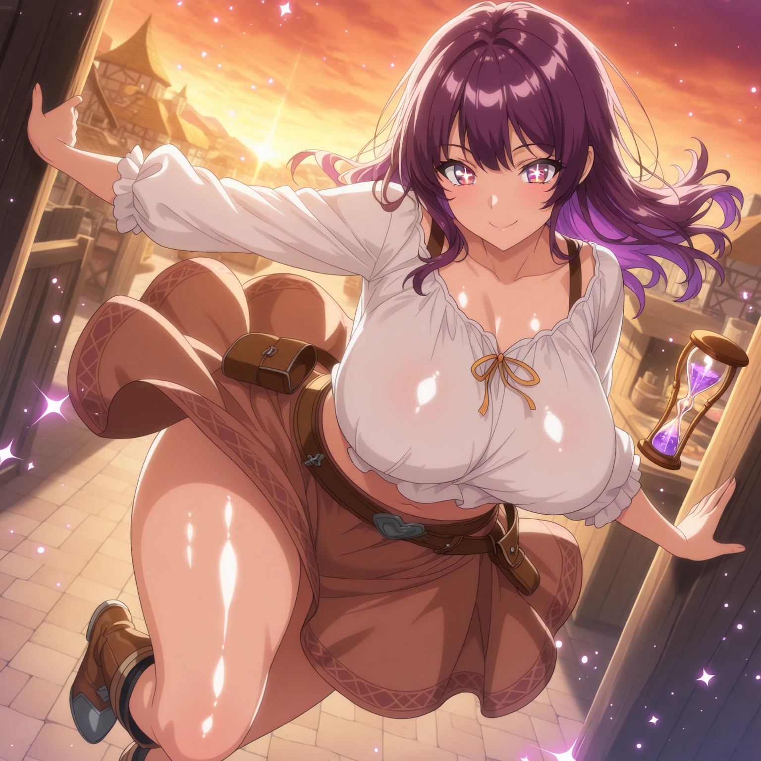 nsfw, bewitching pose, (((vulgarity))), sweat,Dripping water,My whole body is wet,heavy breathing, humid, fog,(Stuffy armpits:1.2), 
fucked silly, oral invitation, embarrassed, sexual climax, ((pubic hair)),
((A woman is squatting with her legs spread and masturbating with a dildo placed on the floor)),(insert dildo in pussy:1.5),
straddling, spread legs, knees away,Love juice is dripping from the pussy,Love juices are piling up on the floor,love juice,  (The view is from very close below:1.5),
((dildo on floor,)),((close up vagina)),((female masturbation:1.5)),dildo in pussy,
Beautiful Eyes,Symmetrical eyes,Big eyes:1.5,Seductive eyes,Highly detailed face, Highly detailed CG, 
(Perfect hands, Perfect Anatomy),{best illustration},(erection of nipple),Camel Toe,Perfect Fingers,
((Highest quality)), ((masterpiece)),High resolution,Sharp focus,(Highly detailed CG Unity 8k wallpaper),1girl,
(((Vibrant colors))), Perfect Face,Seductive eyes,Liza Lynn Stout, Raisalin Stout, 
(Huge hips:1.3),(Huge breasts, Glamour:1.1),glamorous_expensive_Tight waist_Long legs,curve,Thighs,curvy,
very shiny 肌,Shiny body,plastic glitter 肌,exaggerated shiny 肌,illuminated 肌,
cute,Bold,short hair,Brown Hair, (Brown eyes:1.5),ルビー飾りのnecklace,hair ornaments, Hair Clip, jewelry,necklace, 

pubic hair,(erection of nipple),
indoor,Cobblestones,Stonework wall,Alchemy Kiln,Wooden barrel,bed,Wooden chest, A lot of books on the bookshelf,
Lamplight,Red carpet,Magical artifacts and potions,
Faint light, Cinematic Light. Soft lighting,Lab equipment on table,
