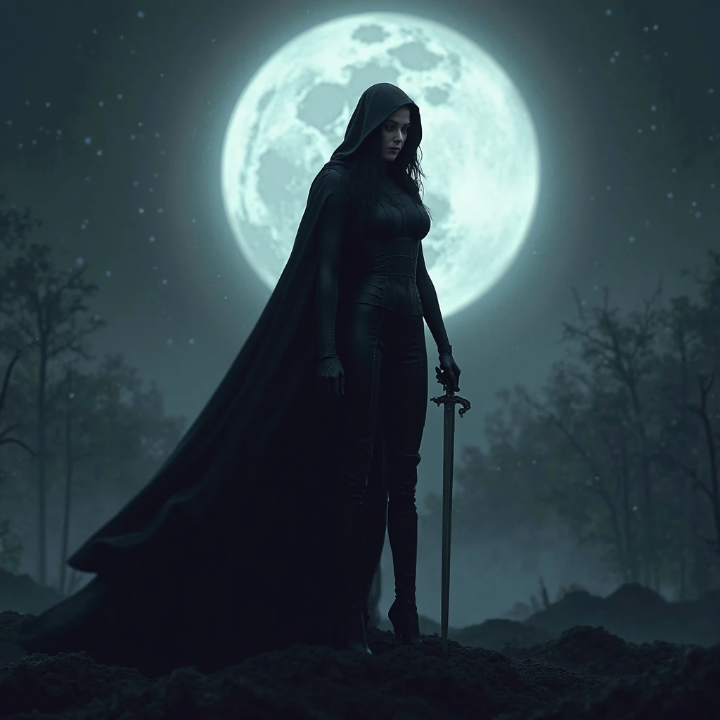 1 tall figure ready for battle, standing in the soft moonlight, awakening at dawn with a clear purpose, driven by love and fear, taking each step forward, tentacled hands carrying the weight of the day, unwavering for the dreams of their family, (best quality,4k,8k,highres,masterpiece:1.2),ultra-detailed,(realistic,photorealistic,photo-realistic:1.37),dramatic lighting,cinematic composition,dark fantasy,moody atmosphere,deep shadows,intense colors,rich textures,digital painting