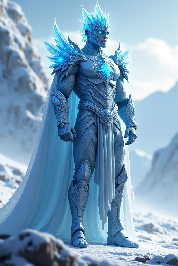 A man who is superhero having powers of winter and having winter sword known as winter man