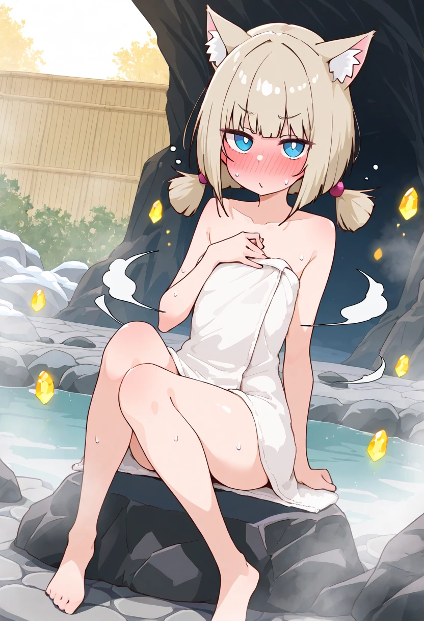 Browsing Caution,white hair,((Very small boobs)),Flat chest,loli,((sex)),(((many cum, cum on face, cum on body,cum drip))),(((steam around pussy))),(clitoris, urethra, close-up crotch, crotch focus),(((spread legs, showing pussy))), ((open vagina)),(witch),(sweat),very long hair,((open mouse,afterglow)),(half closed eyes),water,wet,forest,river,pubic hair,night,moon,lying
