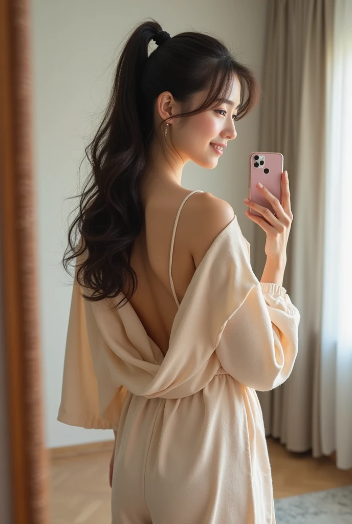 （（Highest quality））、Beauty、Fully open patterned shirt、Cafe