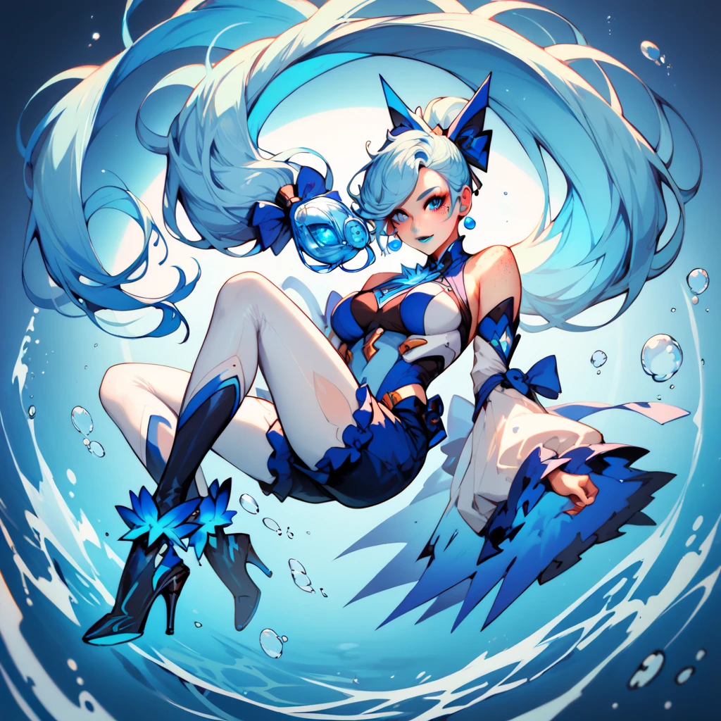 ultra-detailed, Explicit, Beautiful body, Beautiful Nose, Beautiful character design, perfect eyes, perfect face, ultra highres, 4K, beautiful legs, perfect legs, Nice hands, Perfect hand, Masterpiece, Best Quality, Highly detailed, illustration, absurdres, street fighter, doll suit, shadaloo doll, dollsuit, expressionless, blank eyes, looking at viewer, red gloves, emotionless, black latex, corrution, mind control, female combatant, full body, hypnotized, unhappy trance, full body suit, ribbed bodysuit, both arms at side, obey, perfect female body, extremely glossy latex, hypnosis, hypnoLora, empty eyes, Mind control device, poses, submissive_pose, Slave, hat, necktie, stand up straight, standing, standing at attention, hat, necktie, belt, latex, ribbed bodysuit, thighhighs, garter belt, Fighting Stance, extending the right arm from the shoulder into the air with a straightened hand, nazi saluting, military, military saluting, salute, thigh boots, Yu-Gi-Oh!, 1girl, solo, animal ears, blue hair, blue eyes, cat ears, tail, cat tail, Ni-Ni the Mirror Mikanko