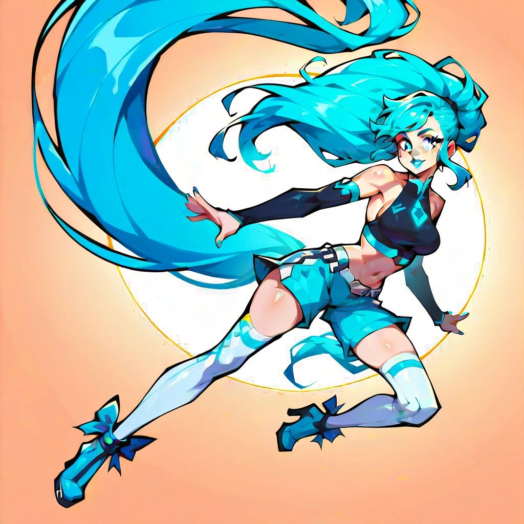 ((Best quality)), ((perfect masterpiece)), (detailed: 1.4), (Absurd), (((full body, curvy body, super huge enormously gigantic , arching her back in a sexy seductive slutty pose)), (((blue hair woman, 
blushing, full pouting pink lips))), 35-year-old woman, Beautiful muscular woman, giant robot pilot, wild with perfect curvy body, tons of tattoos and piercings, wearing little clothing, tiny thong, clothing with Japanese cyberpunk graphic patterns, halftone pattern and vertical stripes, perfect color scheme 