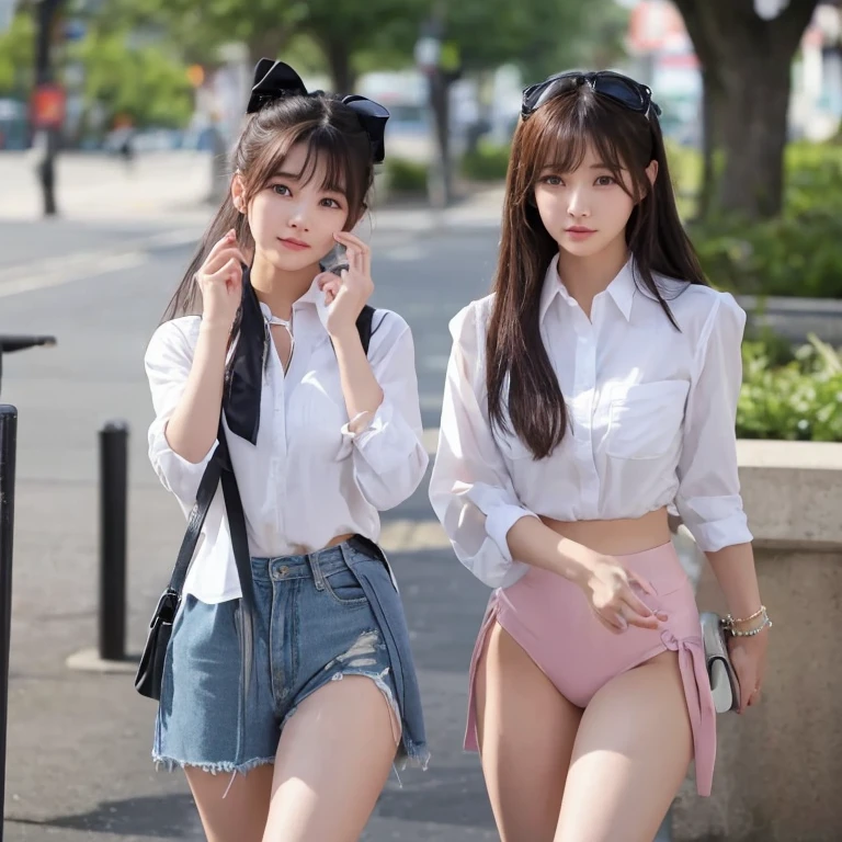(Realistic、Like a photograph、Live Action、8K, Photorealistic, RAW Photos, Best image quality: 1.4), Single-lens reflex camera、RAW Photos, Highest quality, Realistic, 非常に詳細な CG Unity 8K 壁紙, Written boundary depth, Cinematic Light, Lens flare, Ray Tracing, Realistic backgroundform:1.4、White shirt:1.1、Best hip shot:1.4、Pleated skirt、Lift up the skirt、Panties with detailed lace)、((Ultra-dense skin))、 1 girl,Cute Japanese Girl、((whole body:1.5),(Touching breasts from behind:1.37、My butt is touched、Crazy behavior)、Looking back at the audience:1.1、Embarrassed look、Random hairstyle:1.2、I like that style、Pay attention to the details、Long Hair、The perfect outfit、(White skin)、Beautiful legs:1.1,Standing in the subway((((I can see her panties))))