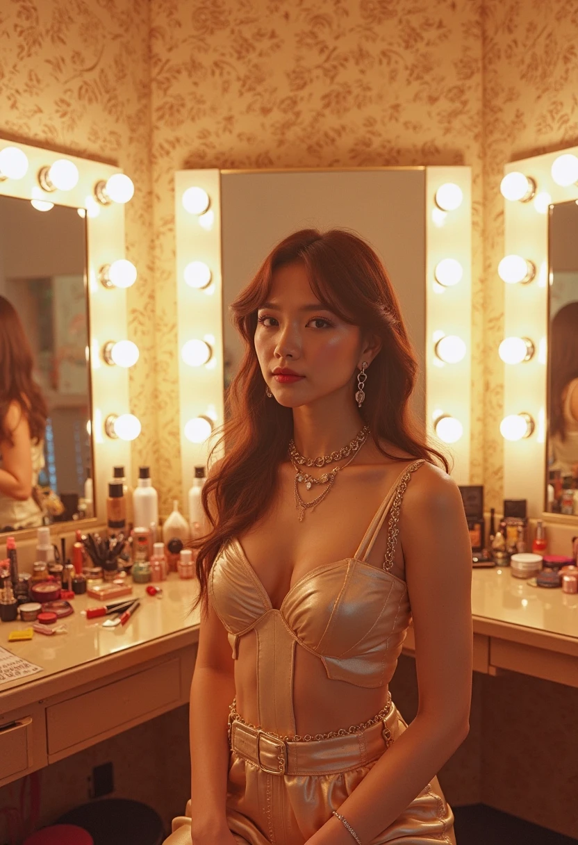 Arafed Asian woman with long black hair wearing a white dress, popular south Korean makeup, Jennie BlackPink, popular korean makeup, Parque Roseanne do Blackpink, jossi do blackpink, Retrato de Jossi do Blackpink, adorable and pale korean face, ulzzang, Lalisa Manoban do Blackpink, lalisa manobal, Jinyoung Canela, young lovely korean face
