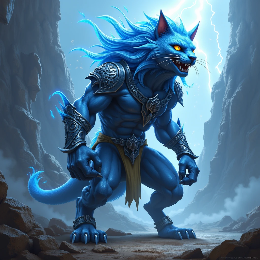 a werewolf totally wraped in rags like a mummy, body surronded by glowing blue energy, art by frank frazzeta, dark fantasy, old school fantasy, colored pencil, high-quality, master piece, ultra-detailed, 8k --auto --s2