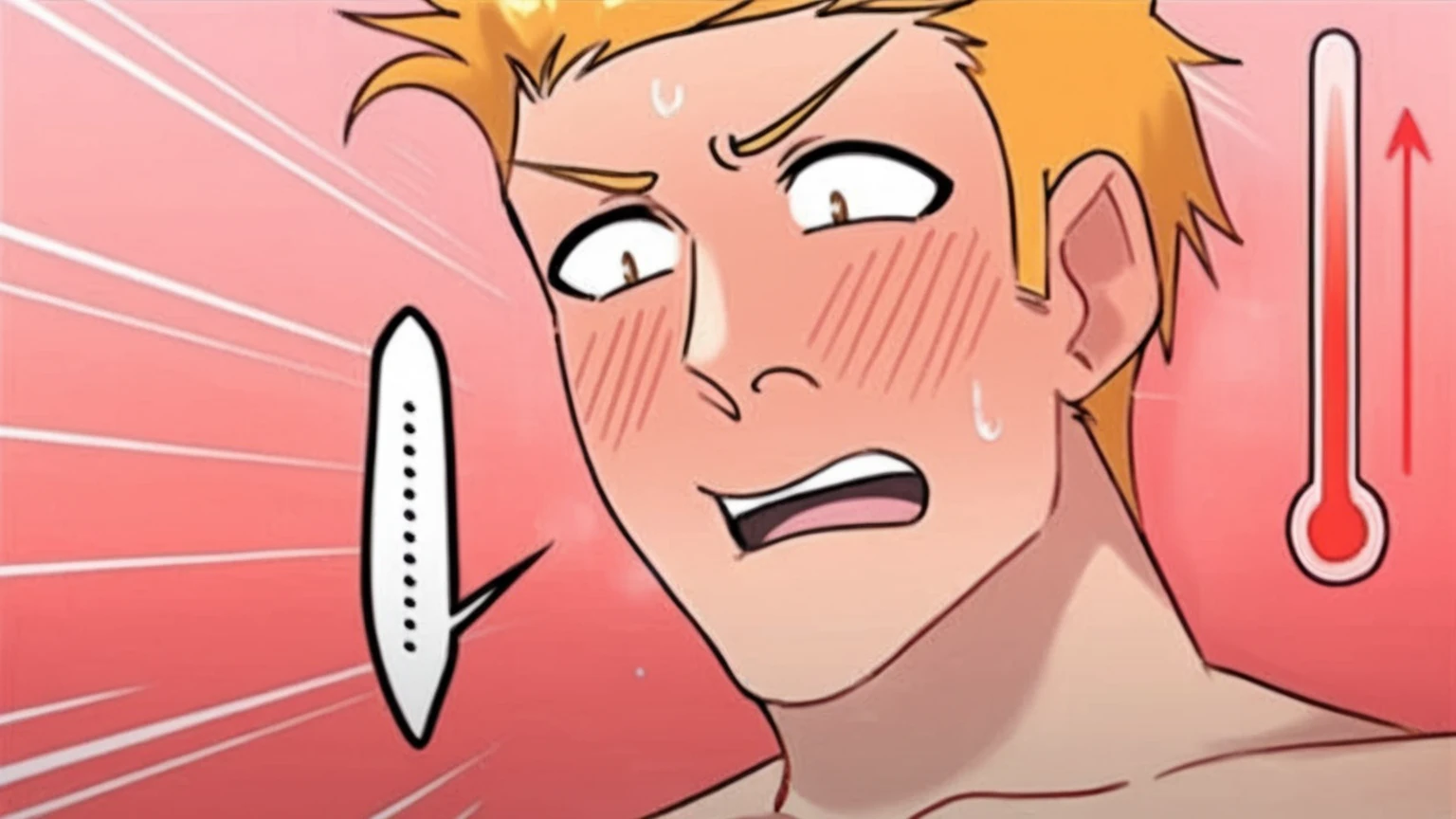 ((Best quality)), ((cel-shading style)), r4kan man standing naked on theatre stage, shocked, stunned, shocked pose, embarrassed, micropenis, small penis, camera flashlights in the background, trembling