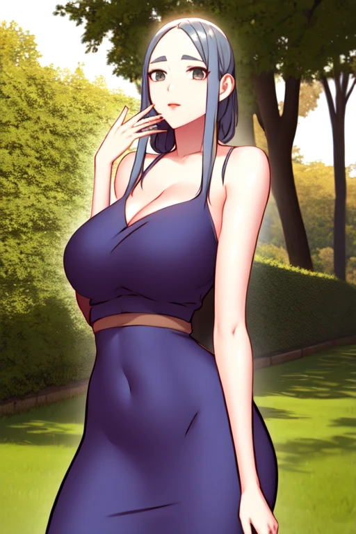 lobelia, 1girl, dress