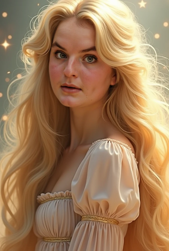 uma mulher com longos cabelos loiros usando uma tia e um vestido, Disney fotorrealista, Disney foto realista, retrato da princesa, Loira - Princesa Cabelos, princesa bonita, princesa feminina bonita, retrato bonito da fantasia, fantasy fairytale story, retrato bonito da arte da fantasia, Retrato da princesa da fada, Directed by: Alexander Kucharsky, portrait of magical young girl, Ross Tran 8 K