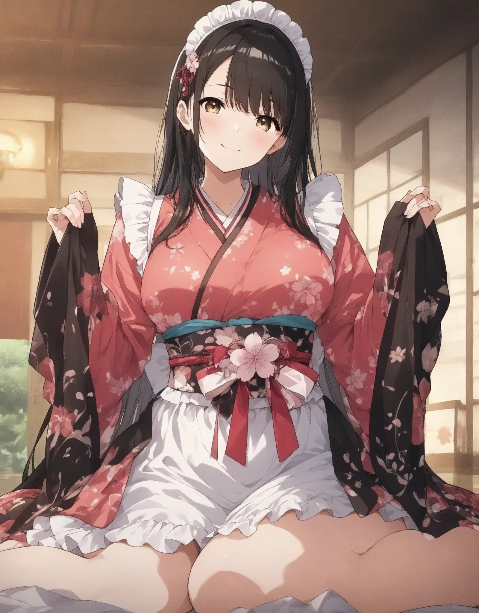 top-quality、extremely delicate and beautiful、Soio、Soio、8-year-old little girl、japanes、elementary student、A dark-haired、(Pink leotard)、dress room、Tiara on the head、A smile、is standing