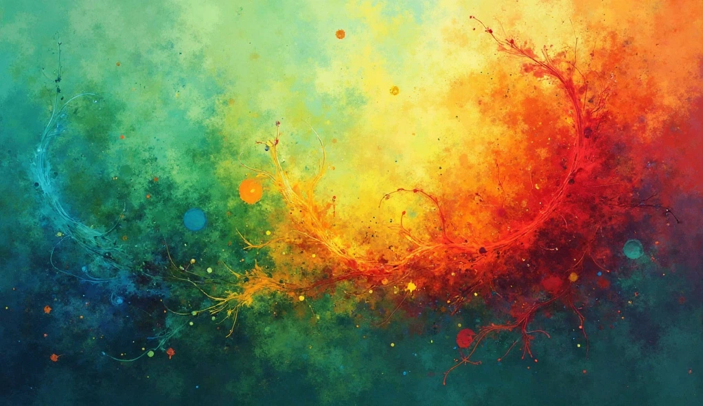 vectorial art, With a lot of Jamaican reggae, Authentic Jamaican Reggae Music Atmosphere,colorful illustrations, At the center, swirly vibrant colors, paint splashes and smears, high détail,