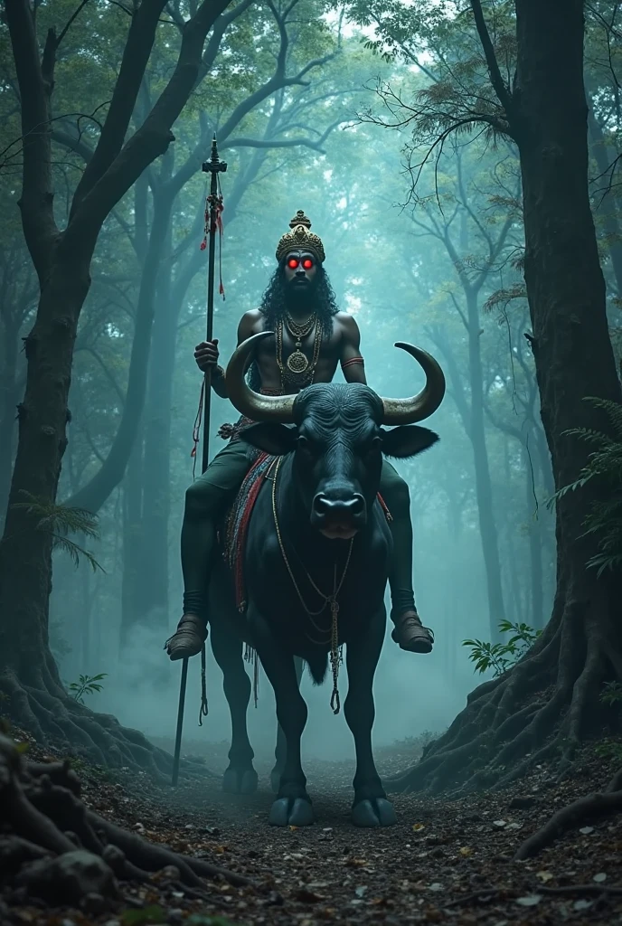Exu holding an ox