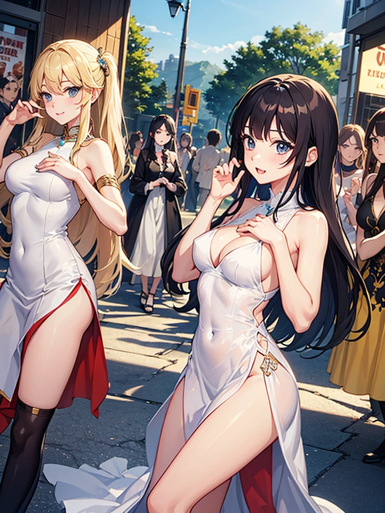Beauty、Different world、Call Girl、Prostitute、Brothel、Camel Toe、Giant tit、Nipple Puffs、Cleavage、Plump、Super big breasts、Super big butt、Celebrity Partner、Sexy Cos、Full body photo、Group photo、multiple、Frilled Long Skirt、Celebrity Dresses