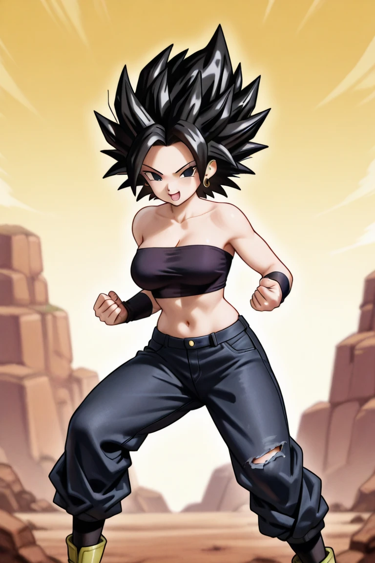 Caulifla, Black hair, Very big hard nipples, wearing lingerie, straps, fishnet, lay on the bed, masturbating , wet