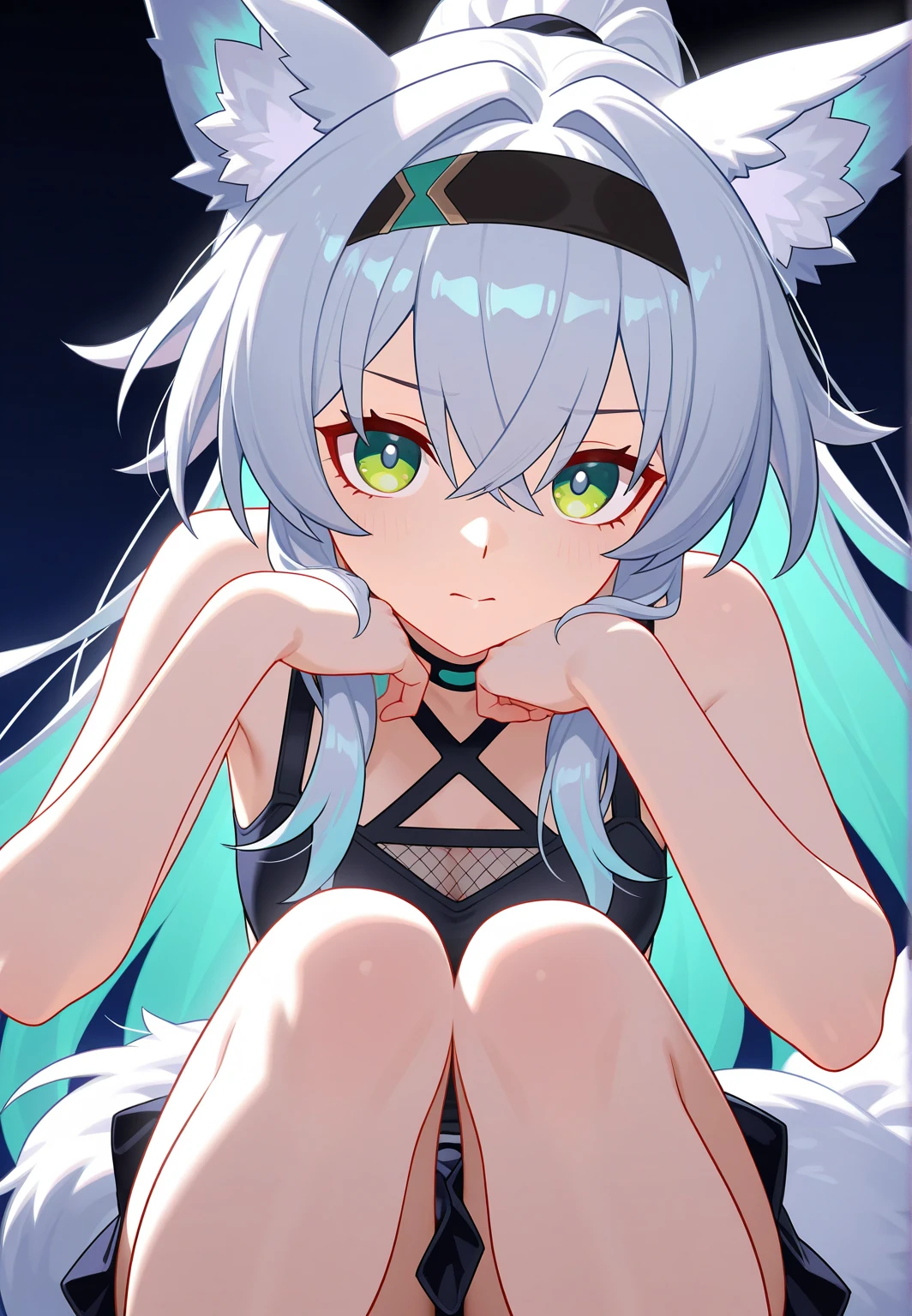 NSFW,masterpiece,Highest quality,High resolution,Super detailed,Shiro \(no game No life\),Long Hair,Multicolored Hair,Hair between the eyes,Gradient Hair,Yellow Eyes,Flat Chest,Bunny ears,Playboy Bunny,Streaks,casino,Embarrassed,blush,Leg spread,Sex,Ahegao,Open your mouth、Stick your tongue out,Roll your eyes、squint,orgasm,Squirting,One man,Sexをしている