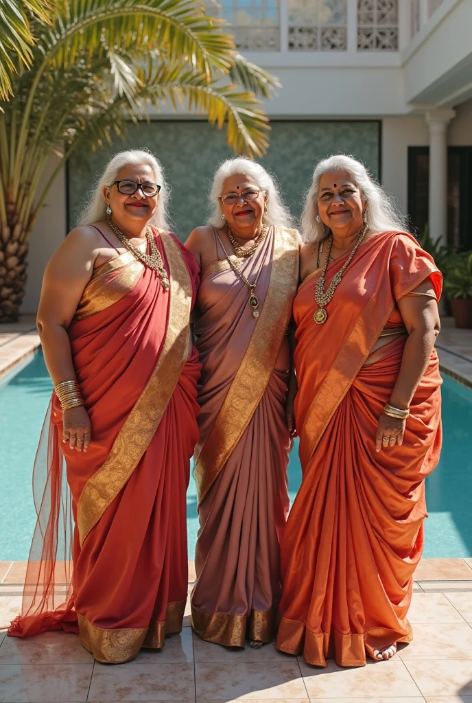 5 nude sexy muscular grannies from india, Filipino, sweden, kenya, south africa in transparent traditional clothes showing boobs and standing inside a brothel