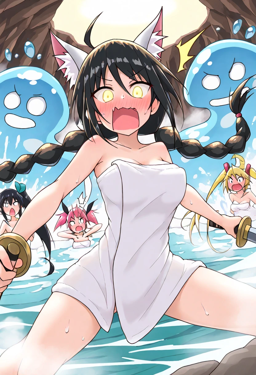 One Girl、、Sailor suit、Full Nelson、Karaoke Box、Used condom skirt、Black Mask、Massive bukkake、Body bukkake、Gang Rape、Ahegao、