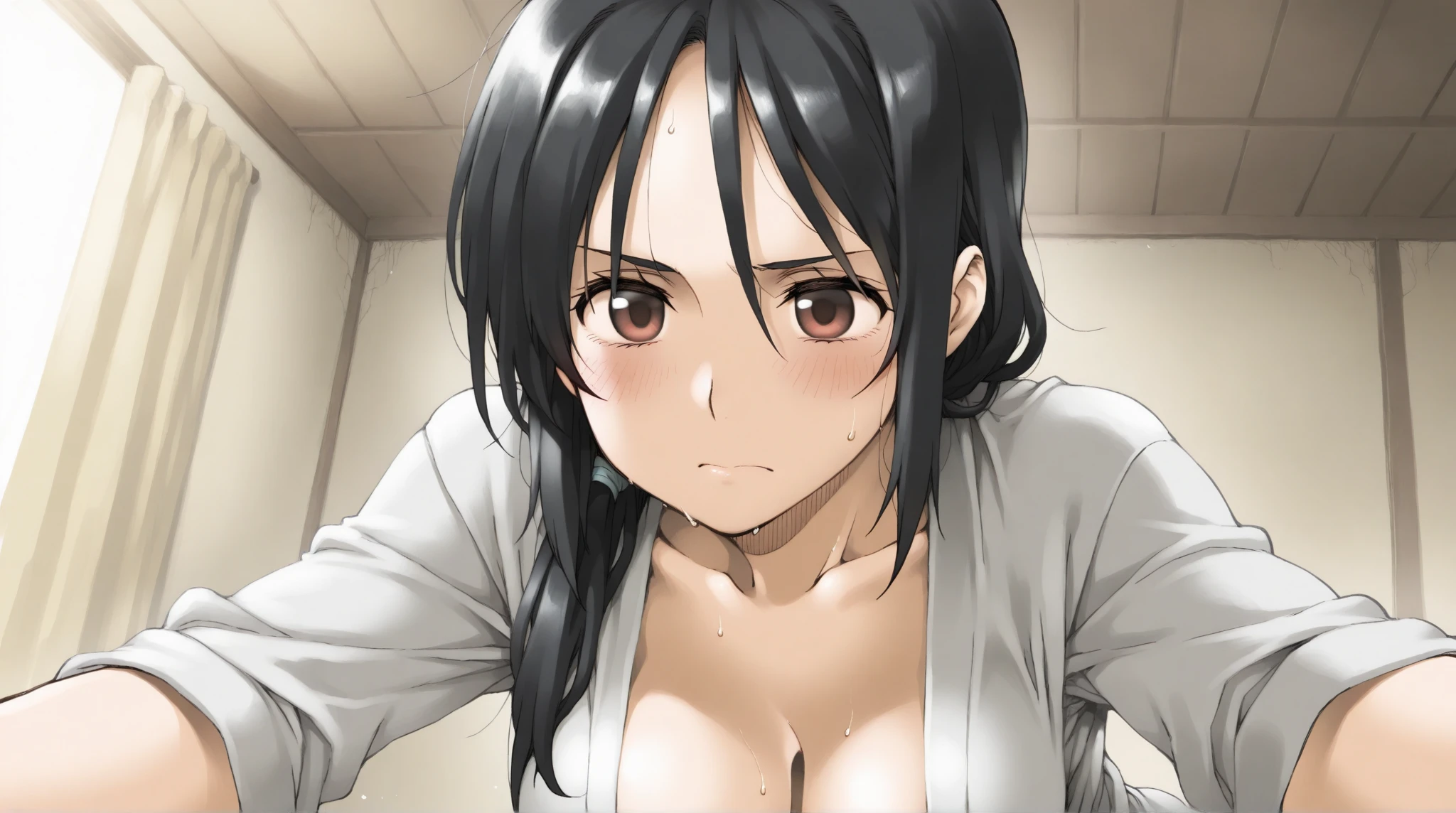 (masterpiece, best quality), 1girl,    <lora:Sadako:0.8> sadako