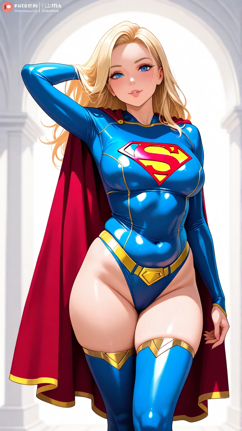 Prompt
detailed illustration, (front view), (side view),dynamic angle, ultra-detailed, illustration, clean line art, shading, anime, detailed eyes, detailed face, beautiful face, dramatic lighting, detailed illustration, dynamic angle, ultra-detailed, illustration, single woman
Fit, toned abs, muscular abs, detailed abs, big round ass, big tits, creamy white skin, pale skin tone, wide hips, narrow waist, thunder thighs, blonde hair, strong biceps, completely naked except a open lab coat and glasses, massive breasts, thick thighs, Superman body