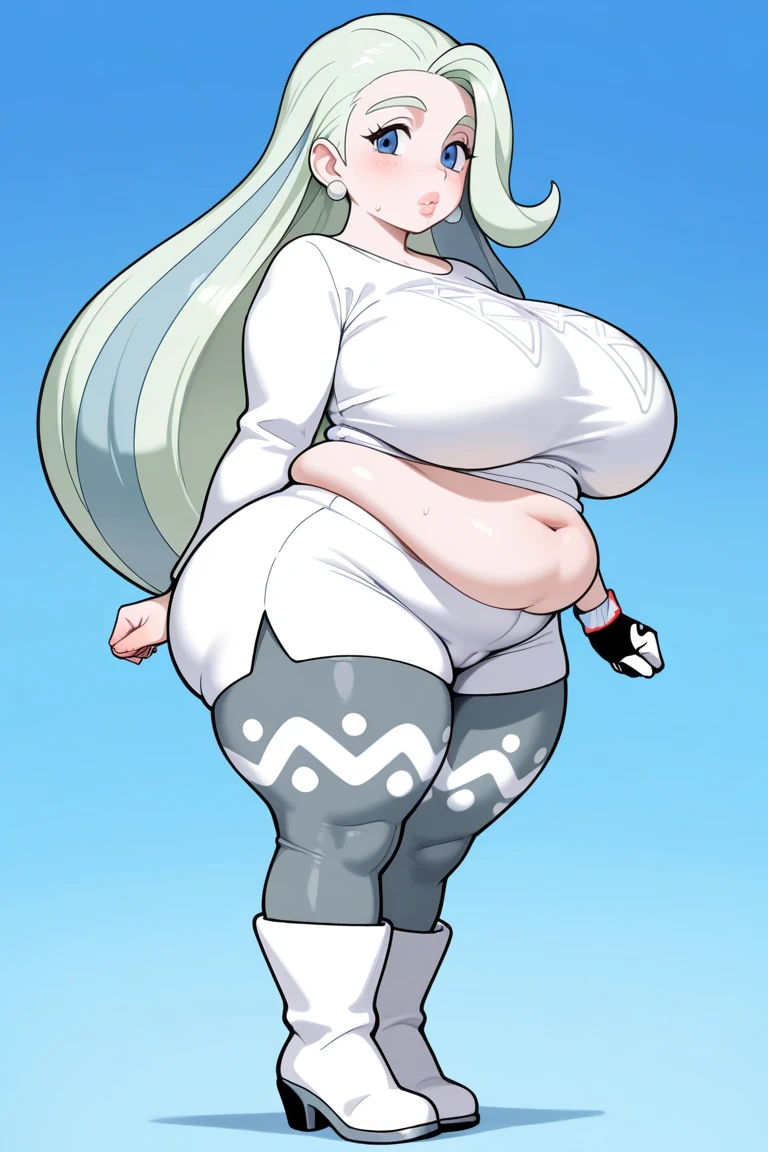Gargomon、Giant Monsterountain of fat、The body is buried due to fat、The stomach is triangular、、Extreme obesity、very thick fat、my stomach touches the ground、Stomach like a giant balance ball、Saggy belly、detailed eyes, very very small face、head smaller than neck、Thick and short thighs、very tall、animal-like legs、Cheeks that store fat、thick and short arms、huge torso、thick neck、fat neck、sharp claws、legs buried in fat、thick and long tail、thick twisted corners, in a small forest,