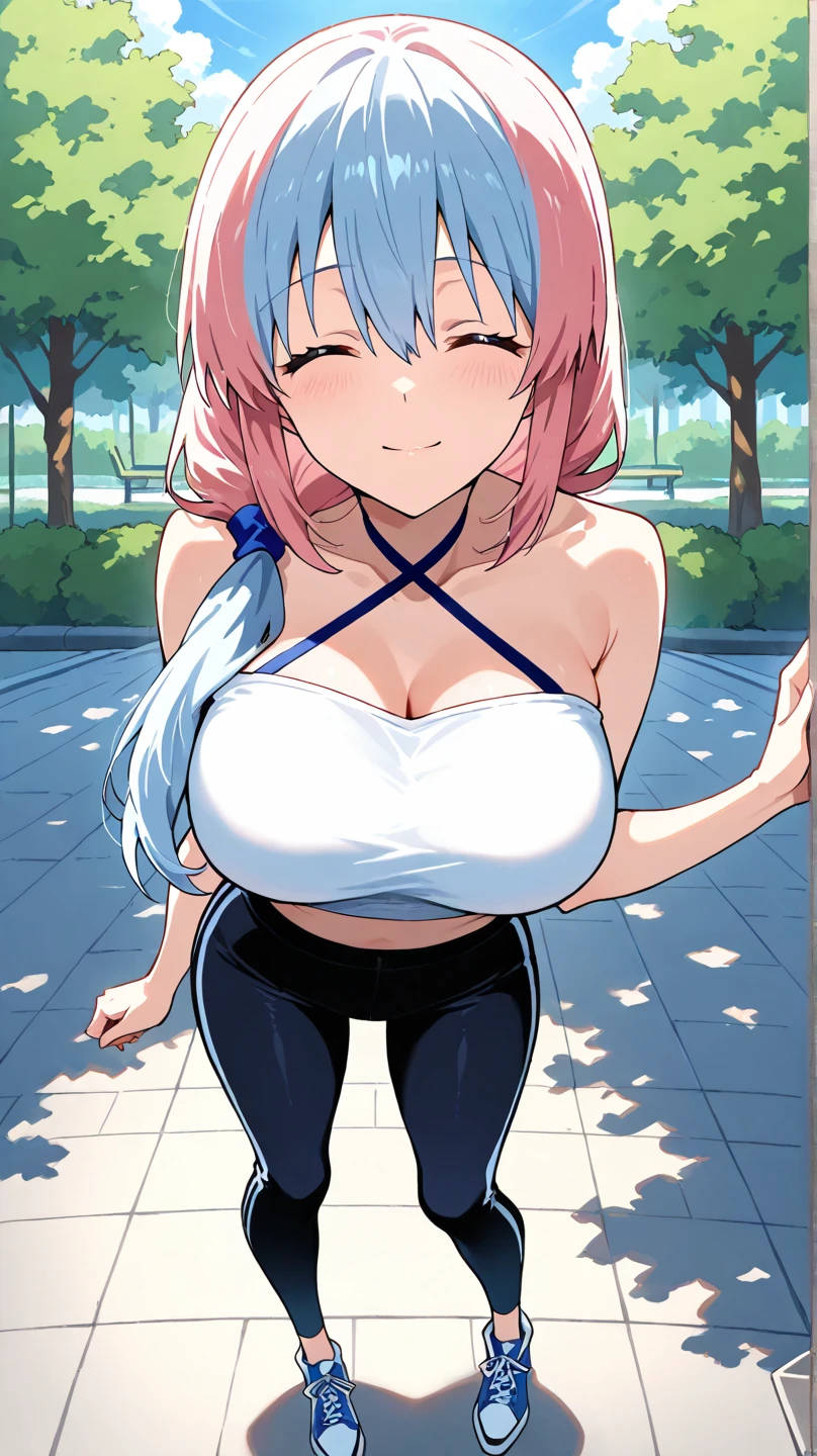 (masterpiece, highest quality:1.2), One girl, alone,Are standing_Split, 
Long Hair,School Swimsuit、Huge breasts、Big Breasts、front