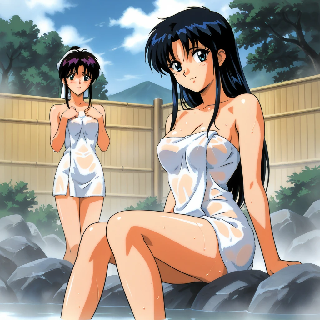 2girls, masterpiece, highest quality, disorganized, retro artstyle, 1980s \(style\)))), look viewer, 2 girls, chaseing on the beach, (Madoka Ayukawa, another girl running away long hair, full nude) (hikaru hiyama chasibg short hair, full nude), (((fll nude))), knee shot, full blush, (((no Panties))),, Take a look here, (((nsfw))), view audience, short hair, 2girls, nsfw, Genitals are visible, (((See here))), nsfw, (Japanese girl showing off genitals:1.1), look viewer, hands on knee,