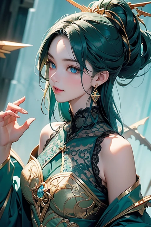 (Genshin Yura) High quality CG illustrations,Truly restore its image,Stunning details,Beautiful painting style,Unique postures and expressions,The light and shadow effects come to life,Stunning special effects,Lifelike backgrounds and scenes,A feast for the eyes。(green hair:1.2, purple eyes, elegant costume, dynamic pose, immersive background) --auto