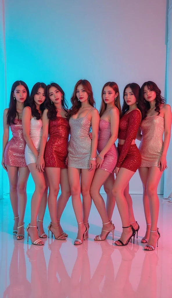 (Japanese girls inside royal b shower room:1.4), looking at viewer, ((reverence:1.3, look with affection:1.1, welcoming:1.4, delightful smile:1.5)), look up, silky skins, tongue, natural makeup, glossy lips, (extremely beautiful face:1.3, cute face:1.2, Japanese model:1.2),(group shot:1.1), (wearing silky dress:1.5, see through:1.2, black choker:1.5),(lying down:1.2), (upskirt), (3 girls:1.3), perfect style, ((attractive feminine body)), towel on naked, (show off panties), (raw photo:1.4), ((kneeling, legs spread:1.4, jewelry, earrings, chained:1.2, bracelet)), silk sheets, carpet, (updo, fishtail braid, blonde hair,short hair, brown hair, wavy hair, long hair), hands on stomach,  (gentle light, 8k, raw photo, shot by Canon EOS),