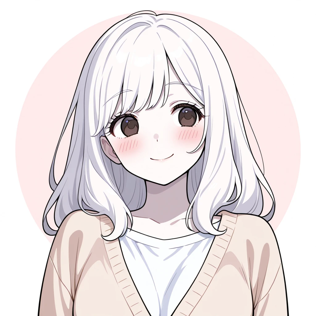 aszkstzz, 1girl, monochrome, greyscale, solo, choker, cleavage, smile, large breasts, looking at viewer, long hair, heart, upper body, off shoulder, heart choker, bare shoulders, multicolored hair, white background, simple background, shirt, collarbone, off-shoulder shirt,  cinematic angle, masterpiece, best quality ,