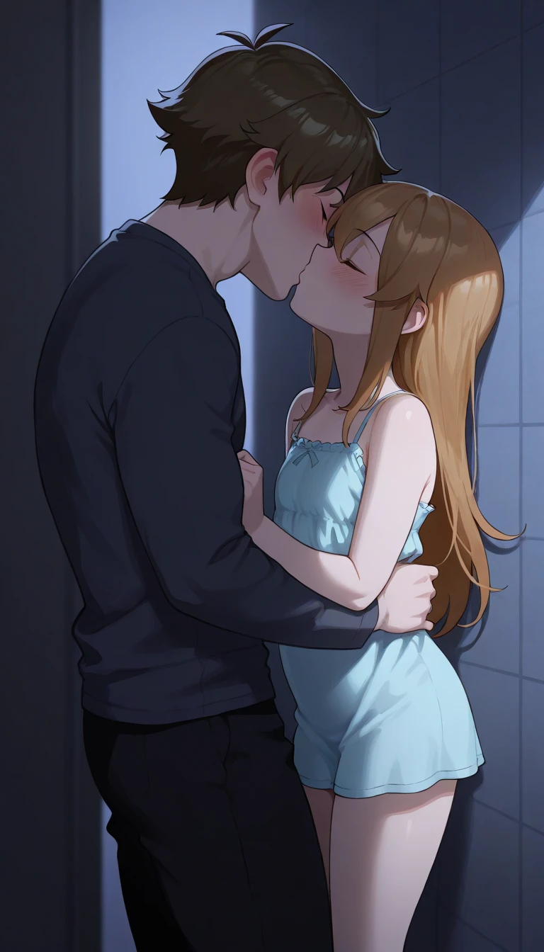 score_9, score_8_up, score_7_up, score_6_up, source_anime, 1girl, 2boys, (caughtntr), caught, ntr, ( living room, interior background), chizuru ichinose, long hair, brown hair, bangs, one side up, happy, open mouth, tongue, saliva
BREAK shocked, Kazuya (rent a girlfriend), standing, orange hair, suprised, door, open door, background, penis, (faceless male), tall, dark skinned man, ass grab, aroused, (fully nude), shiny skin, male pov, detailed face, zPDXL2 high angle,