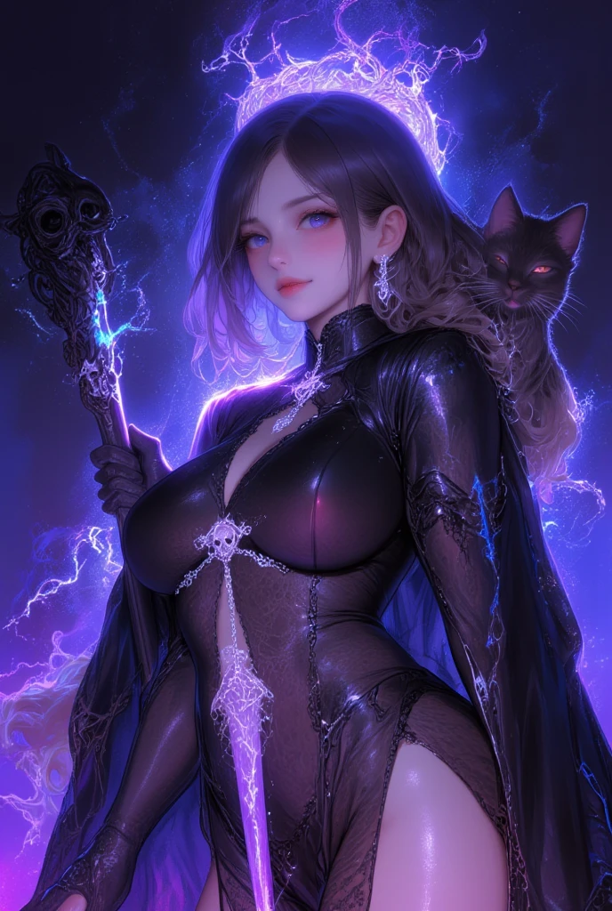 Create a hentai character similar to Kuroinu Character Olga Discordia.