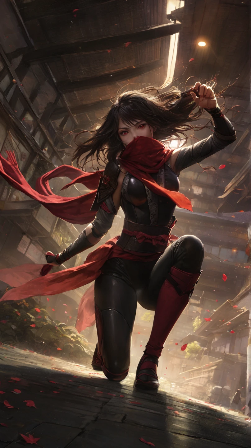 Ninja assassin dua blade red ora body