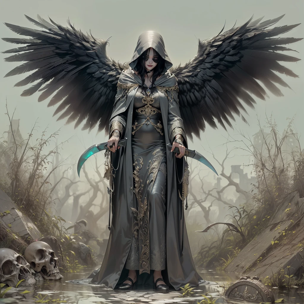 un gros plan d&#39;Une personne en sueur dans une casquette et les jambes, Dans le style d&#39;Anne Stokes, Tom Bagshaw Weta Studio, Belle fille ange cyborg, ange gothique chevalier fille, Fille Ange, inspiré par Anne Stokes, Ange fille ailée, Tom Bagshaw Artstyle, Style Tom Bagshaw, Ange large, NeoArtcore et Charlie Bowater
