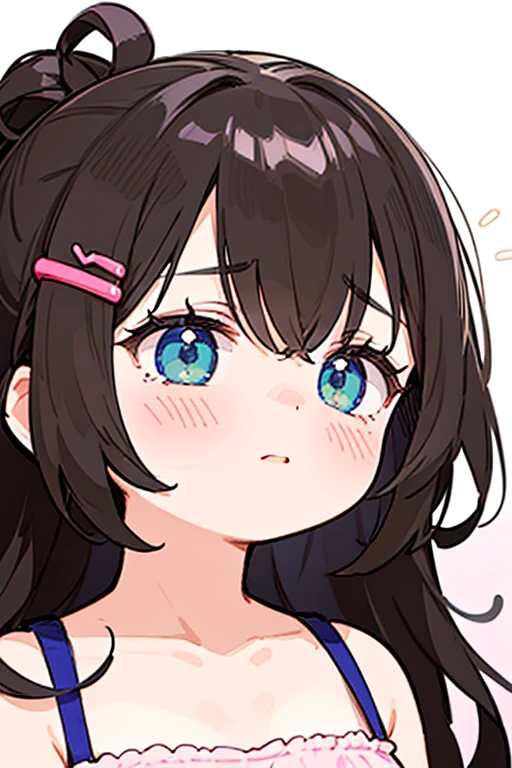Highest quality, Realistic, 8K, High resolution, 1 Girl, 16-year-old girl, (Skin dents), (Portraiture), ((Simple Background:1.62)), Full Color, Look directly at the viewer:1.8, (1 Girl eyes looking at viewer:1.55), (Bokeh),Watching the audience,Open Mouth Smile,Sparkling Eyes,Cute pose,Ultra HD,Front shot,whole body,Full Body,Ultra HD,Beautiful Eyes,Beautiful line art