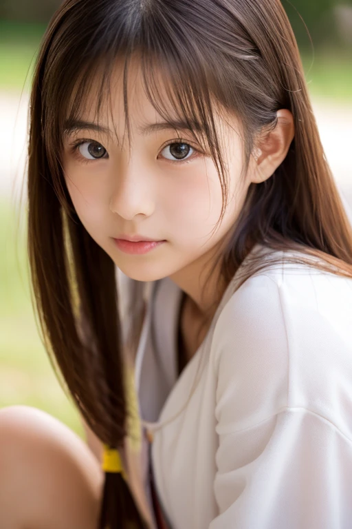 Japanese 6th grade girl,I'm by the pool,Missionary pose,I'm in a swimsuit