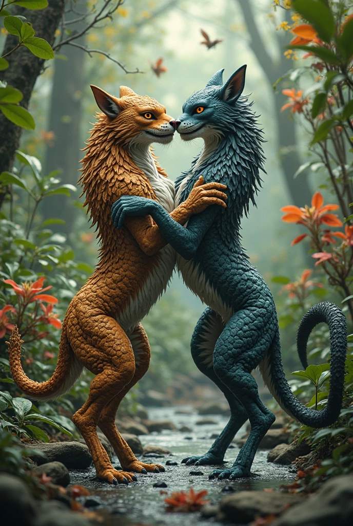 Raya and the Last Dragon Sisu, blue eyes, adorable, backyard, excessive urine, duo, ((asymmetrical docking)), facing each other, ((((feral)))), ((((docking, ????? penetration, ????? in penis bulge, hyper sheath, sheath, sheath penetration, facing each other, hugging, excessive urine))))