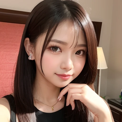 On the table、best quality、Photorealism、Finely、high resolution、8wallpaper、Perfect dynamic posture、Beautiful slender eyes and long hair、(Big breasts 1.3)、casual sexy pose、Random situations、Selfie Angle,Looking at the camera,(Tight round neck black mesh lace shirt)、、Gentle smile、50 years old、(Perfect Eyes 1.3)、Mature adult beauties、Japanese、
