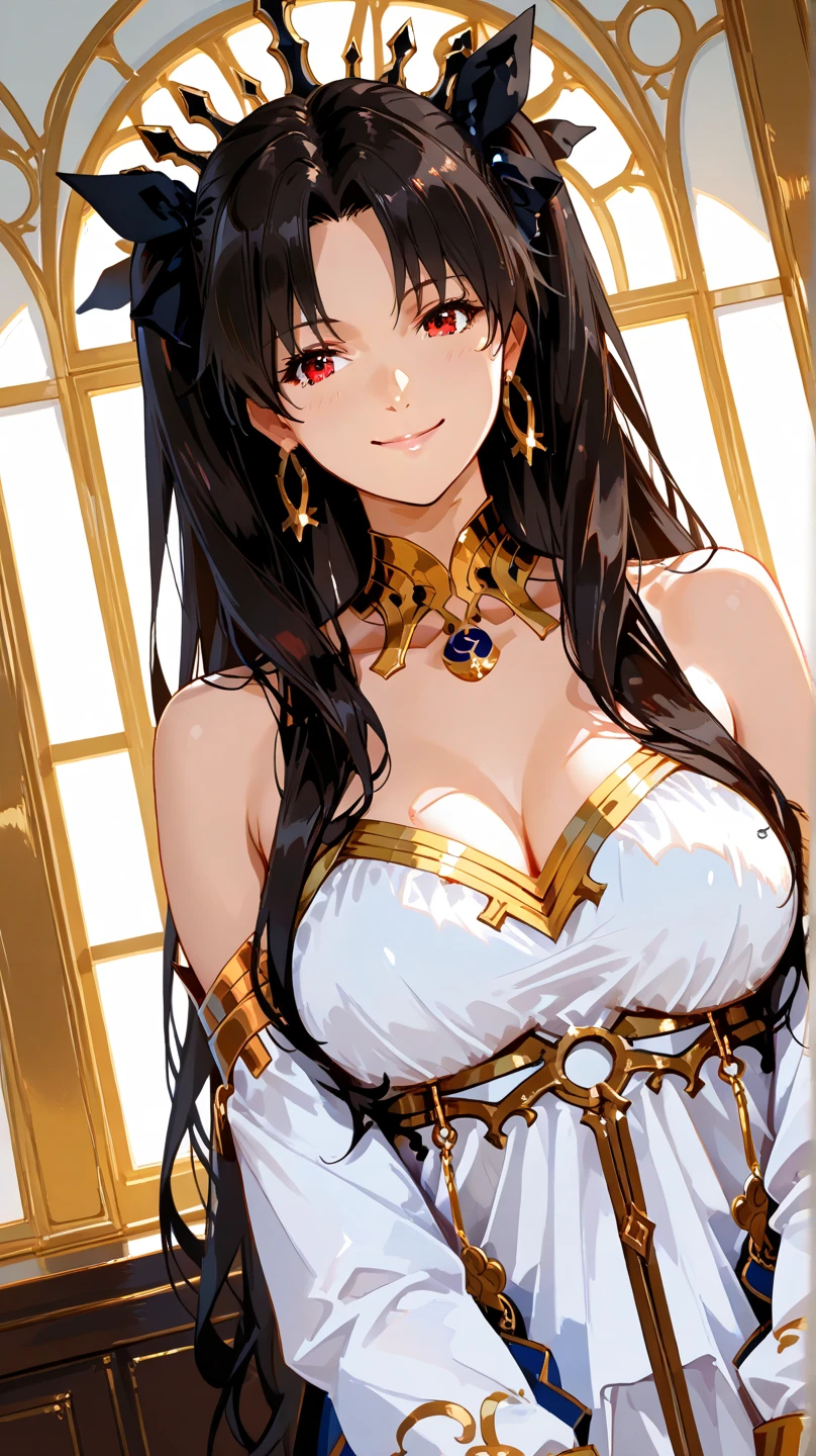 a close up of a woman with a crown on her head, trending on cgstation, Guviz-style artwork, a beautiful fantasy empress, inspired by Li Mei-shu, Inspired by Lan Ying, Guviz, 8K Artgerm bokeh, intricate ornate anime cgi style, heise jinyao, inspired by Ju Lian
