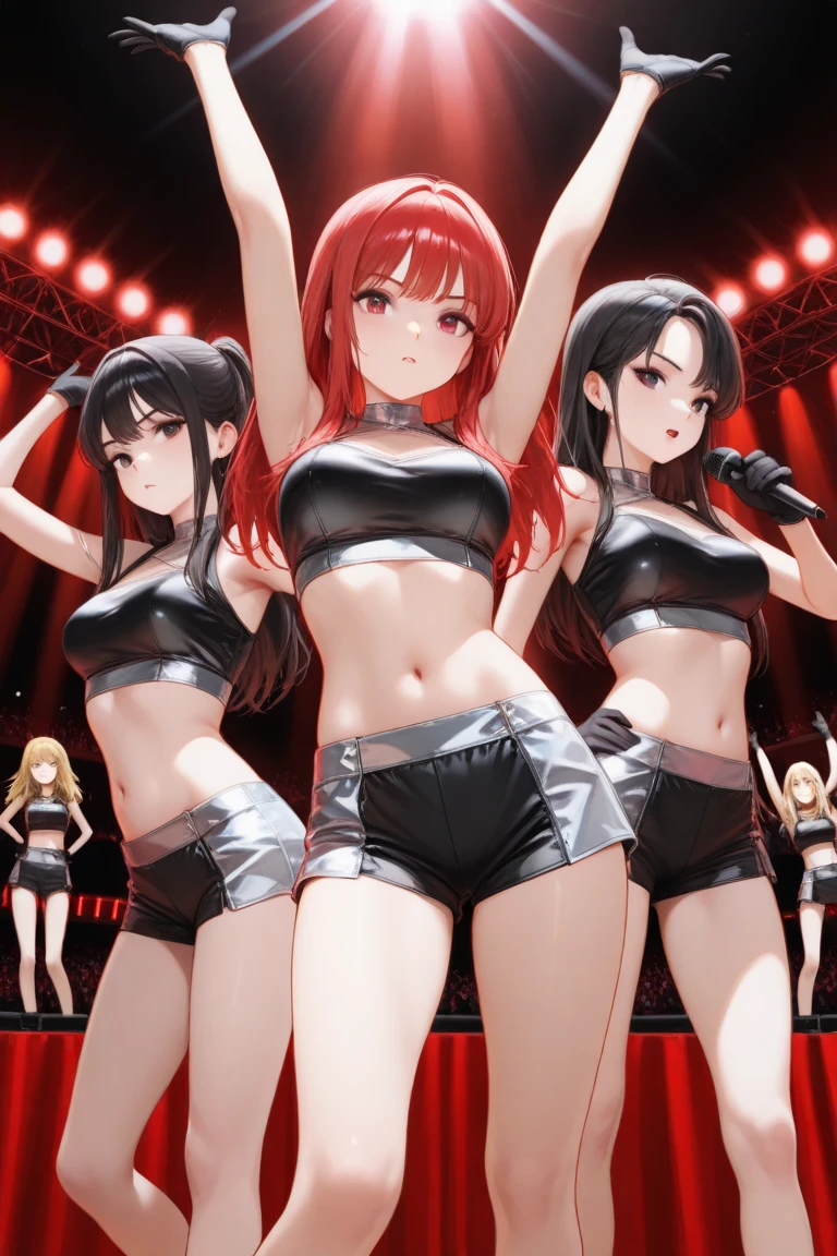{{Teenage female, caucasian, hundreds of girls, thousands of girls, millions of girls, multiple girls, many girls, only girls, crowd shot}}, looking at viewer, hazel eyes, extremely detailed, brown hair, blonde hair, red hair, black hair, pink bikinis, matching bikinis, identical bikinis, crowd of girls, girls partying, happy, best quality, high quality, extremely detailed anime screencap