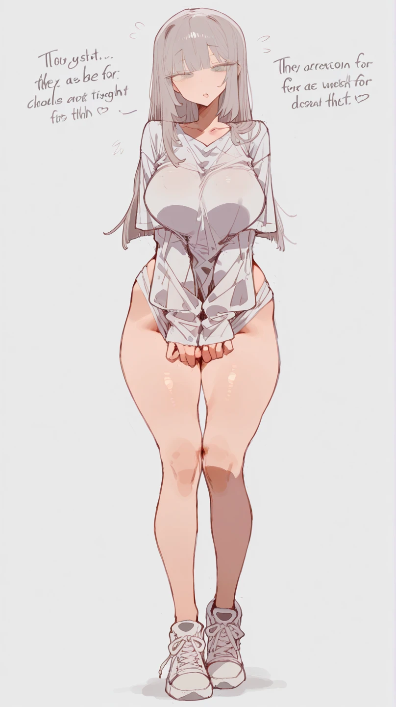 (Masterpiece, plain background:1.2) 1sologirl standing straightforward symmetrical wearing whitish playboy bunny outfit, whitish high heels 👠 whitish hair, whitish stockings, whitish sleeves, whitish fluffy bunny ears, 😍 👌 😀 ✨️ ♥️ ❤️pupils eyes symbol