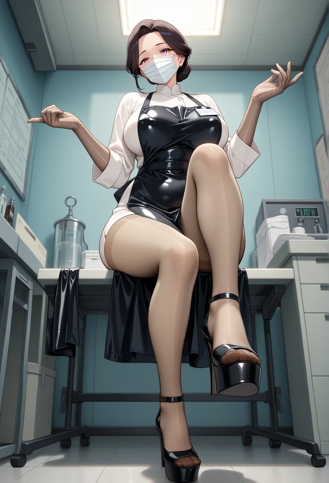nurse uniform,hospital, latex nurse suit,nurses,busty,elbow gloves,labcoat,grey hair woman,red eyes , gigantic ,medical instruments,asian nurse,two nurses,speculum,examination room,oversize ,big ass ,strap on, lay on table ,legs spreaded,giving birth,gyno chair , dentist,Milf,latex,green uniform,oversize breasts