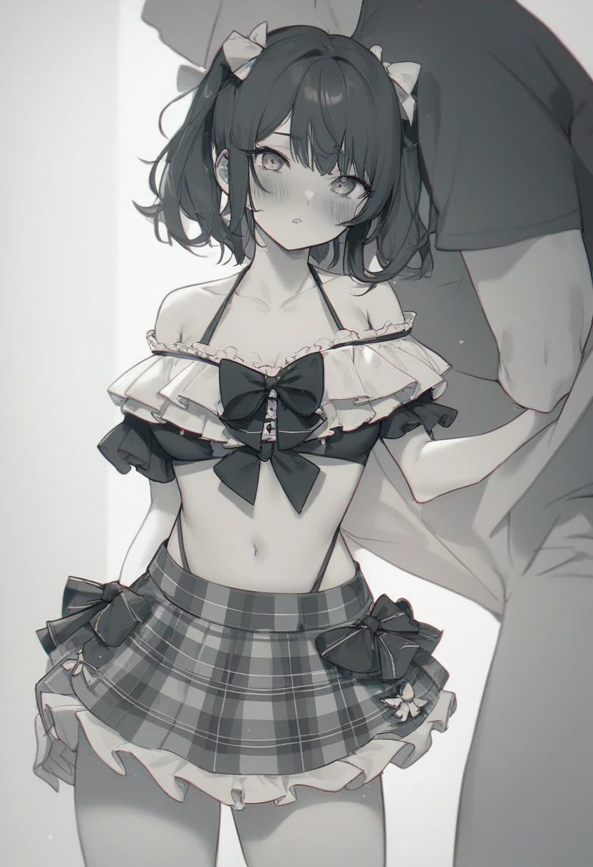 (Ultra-high resolution of the highest quality, masutepiece, Best Quality, 8K, Super Detail, Best Quality:1.3), (class room:1.4), (1 littl girl:1.9), (smallbody:1.9), (tiny body:1.9), (???:1.9), (choker:1.4), (black hair, bob cut:1.2), (largebreasts:1.8), (slender body, slim body:1.6), (blush cheek, blush body:1.4), (orgasm face:1.8), (pleasant feeling face:1.8), (drooping eyes:1.4), (very beautiful face:1.8), (face focus:1.8), (sweat:1.6), (steam:1.2), (front face:1.2), (face closeup:1.8), (white blouse, skirt:1.6), (kneeling:1.3), (cum on face:1.6), (from above:1.3), (looking up:1.1), (pov:1.8)