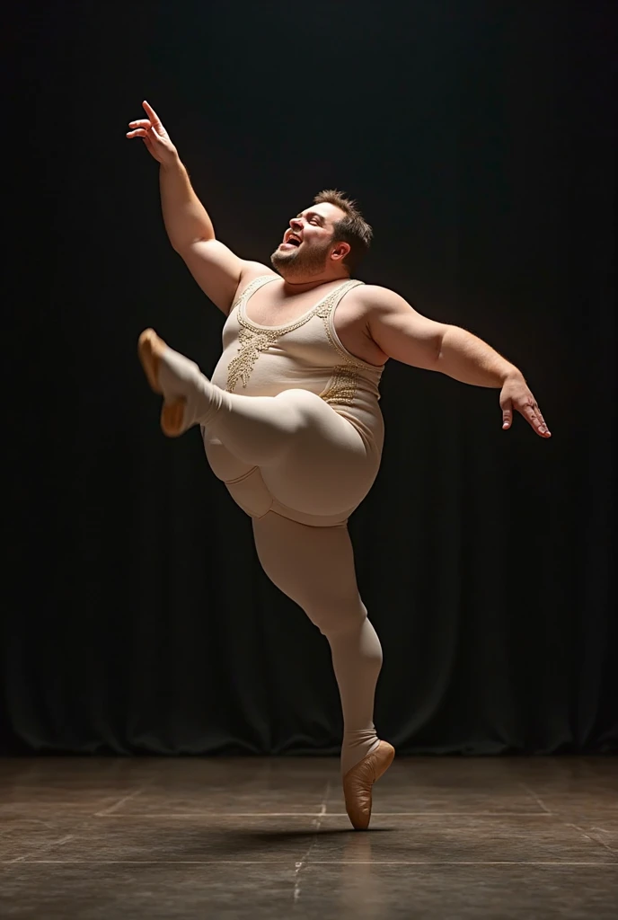 analog photograph of, a (fat:0.8) 26yo strongman, (hairy), (film grain, dramatic lighting), sweaty, shiny briefs, pole dancing, burlesque, action shot, sharp focus,