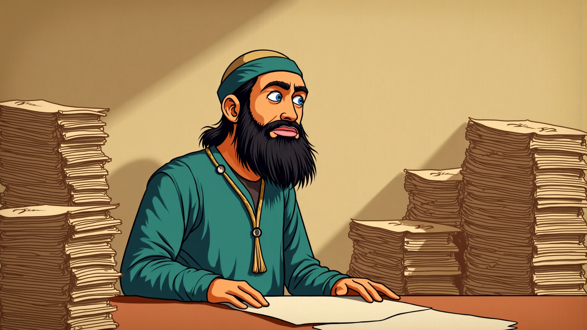 Arabic man thinking --auto --s2
