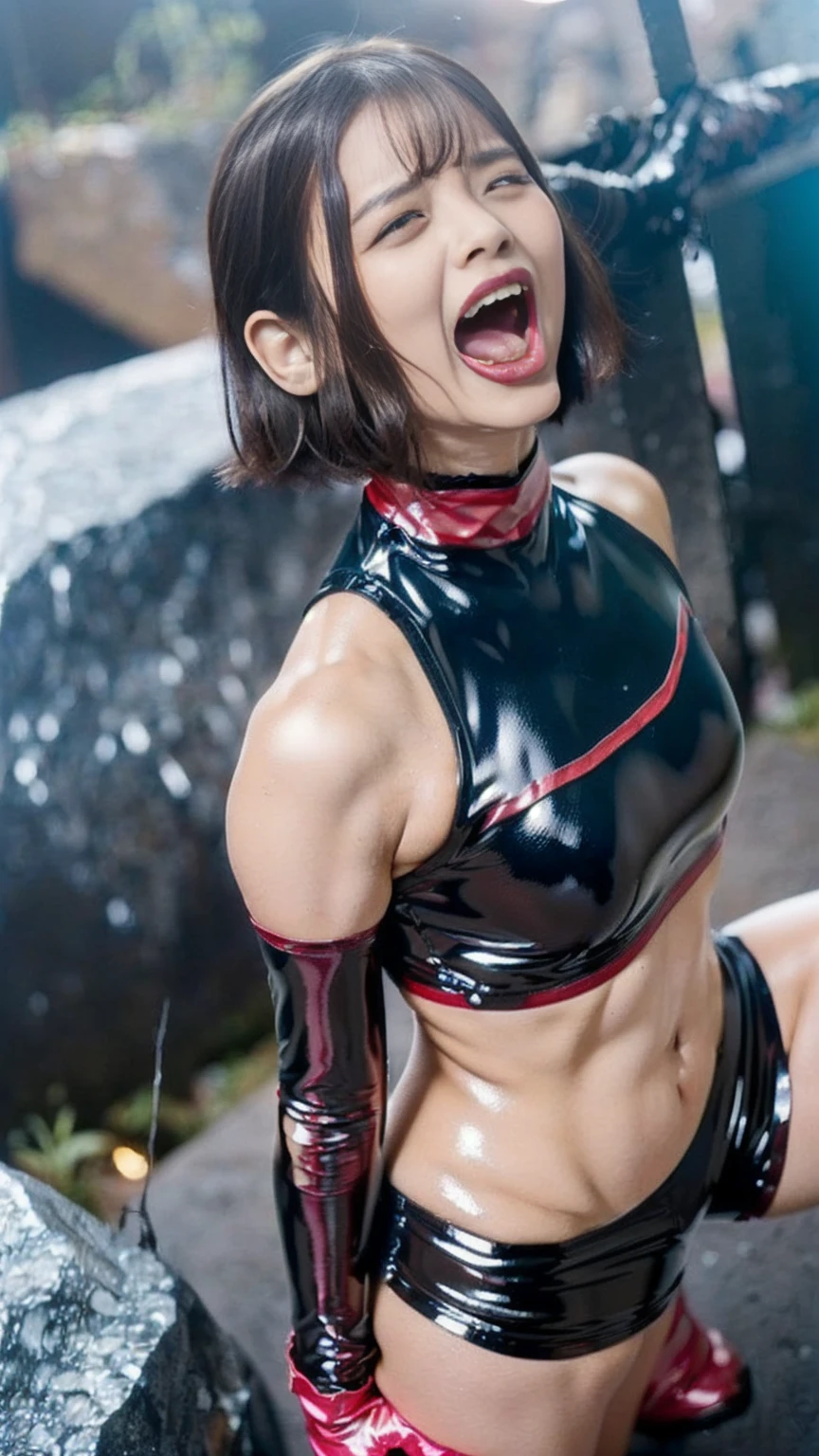 (8k, RAW photo, best quality, masterpiece:1.2), (realistic, photo-realistic:1.4), skin pores, steaming body, depth of field, film grain, 1girl, sexually suggestive, (dramatic lighting:1.2), (outdoors, playground:1.10), teasing, <lora:hipoly_3dcg_v7-epoch:0.2> 3D, realistic, full body, <lora:1652387633260341199:0.8> superclara, brown hair, brown eyes, short hair, navel, thong, medium breasts