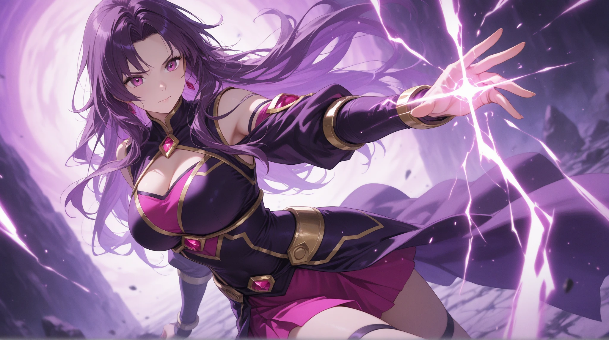 masterpiece、highest quality、1girl , solo , huge breasts、deep cleavage、light purple hair、ponytail、fox ears、brightly colored eyes、blue eyes、black glasses、green japanese kimono、red hakama、flashy necklace、charm、Wet、face turns red, very sweaty, dynamic pose、standing、ryokan background