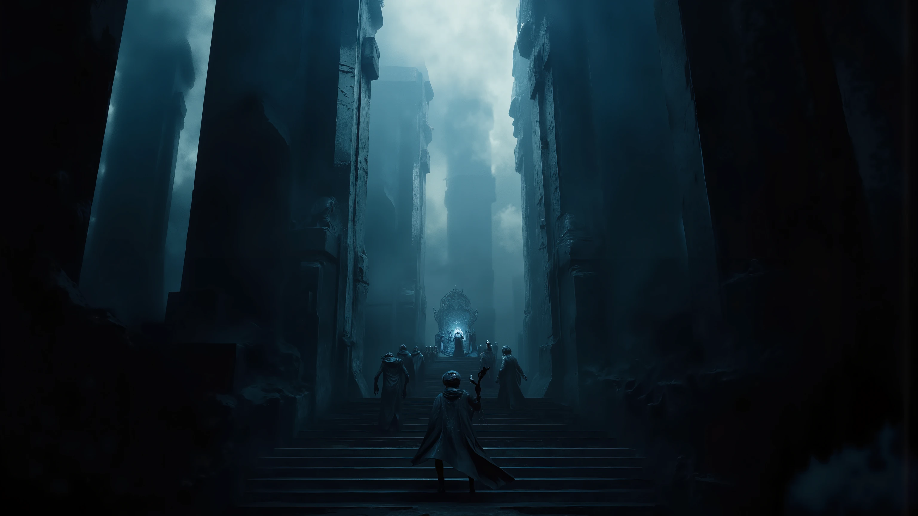 , which features vertical columns and panels with weak lighting, ominous light, staircase with ethereal fog. At the focal point, A mysterious and atmospheric scene unfolds in a dimly lit room. , the dark emanating from the center, , surrounded by intense, Subtle, , their features are obscured, implied a defensive or ceremonial gesture. The throne was surrounded by a futuristic background, ,something that looks like a weapon or a staff in these figures.An imposing figure sitting on a grand throne raised by a series of steps {x} Walking down the steps of the central character's steps {x} A lonely person in a robe, Flowing Cape, implied a source of strength or energy. blue tone emanating from the center creates an aura of mystery and power. and cool, wearing helmets covering their faces, Several humanoid figures stared at, The atmosphere was respectful and tense. This person seems to have a sense of purpose Or a sense of gravity approaches, surrounded by a futuristic background. their identity was hidden, With cool, The dark.
Futuristic architectural design, cloudy atmosphere,Deep Depth of Field, Clear Focus, Seamless integration of technology and nature, Quiet and advanced setup.Dimensionally Transforming Architectural Design,architecture made entirely of geometric shapes,unreal engine:1.4,ultra-high definition,Best Quality:1.4, fotor realist :1.4, Masterpiece:1.8, otherworldly, gloomy atmosphere, Wild atmosphere, Harsh environment, was amazing, was amazing的艺术品. (Best Quality,4K, 8,000,high resolution,Masterpiece:1.2), super detailed ,( realist ,fotor realist ,fotor realist :1.37),HDR,ultra-high definition,studio lighting, Ultra-thin paint, Clear Focus, Physically Based Rendering, very detailed description, Professional, Dream Cities, The capital of the empire, Super tall skyscrapers. , Its architectural marvels are reflected in futuristic style,The city is full of life, Modern technology blends seamlessly with traditional Arabian luxury urban structures.. This is an was amazing piece of art, Use Pixai, brings powerful artificial intelligence models to life, brings powerful artificial intelligence models to life,immersed in a spooky art world, deep cracks full of lava, Lava Falls , Fire and Smoke , Science Fiction,metal texture,大Wide-angle composition。A sense of emptiness in the scene,Sacred, Grid light and shadow,creates a dramatic and fascinating contrast, Dark Tones,Film composition ,Wide-angle composition,Movie lighting ,Art by Piotr Jabłońsrk4RT,Billie Eilish