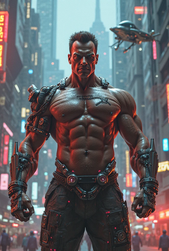 two male, (human body, muscular, full nude, only Glowing cyberpunk future helmet, only skinny fundoshi, covered semen,) realistic, light skinned,